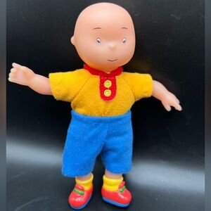 Caillou Doll Toy 7" Tall on PBS & Friends Removable Clothes 2012